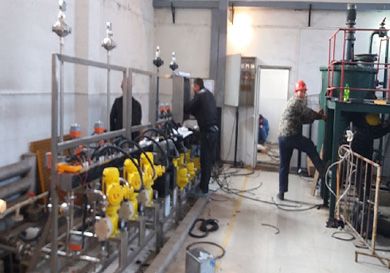 循環水加酸裝置改造